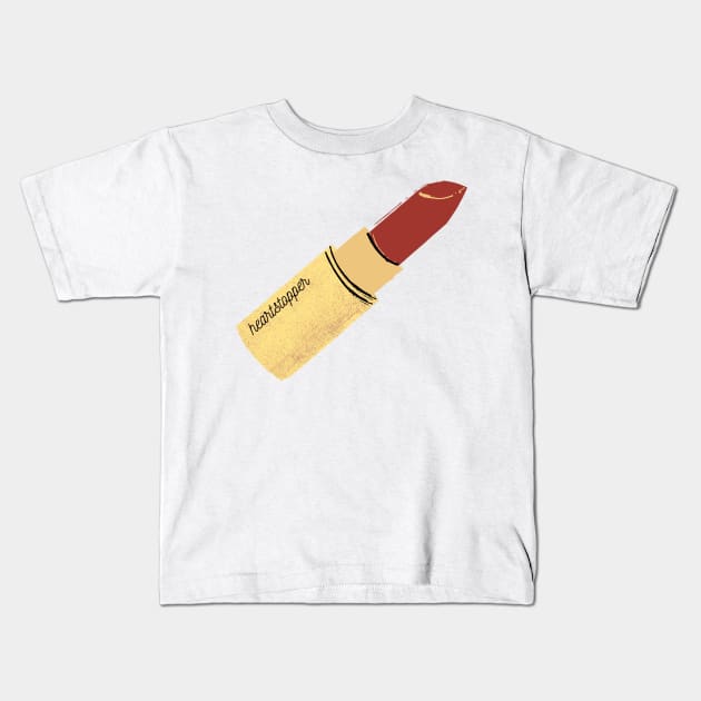 Heart stopper lipstick - first kill Kids T-Shirt by tziggles